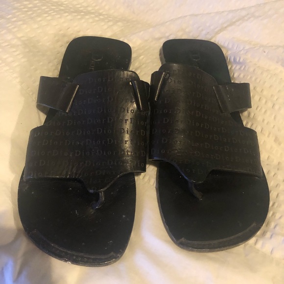 Vintage Christian Dior thong sandals size 41 - Picture 3 of 4